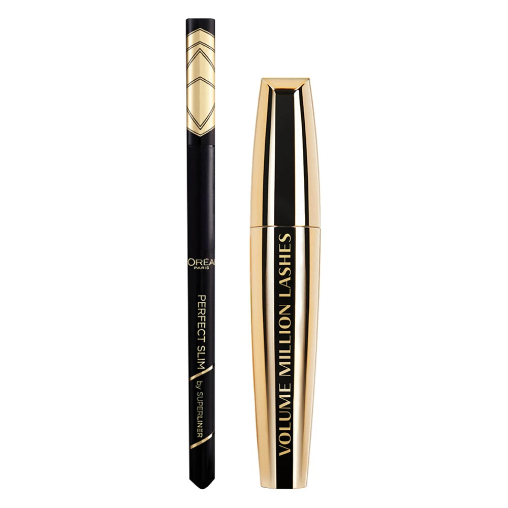 Lu0027Oréal Million Lashes Eyeliner en Mascara Pakket L'Oreal Lu0027Oréal Million Lashes Eyeliner En Mascara Pakket -Cosmetica Winkel 1029318