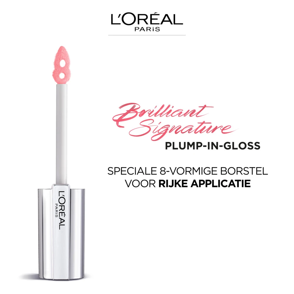 Lu0027Oréal Brilliant Signature Plump- in Gloss 404 Assert L'Oreal Lu0027Oréal Brilliant Signature Plump- In Gloss 404 Assert -Cosmetica Winkel 1029639 2