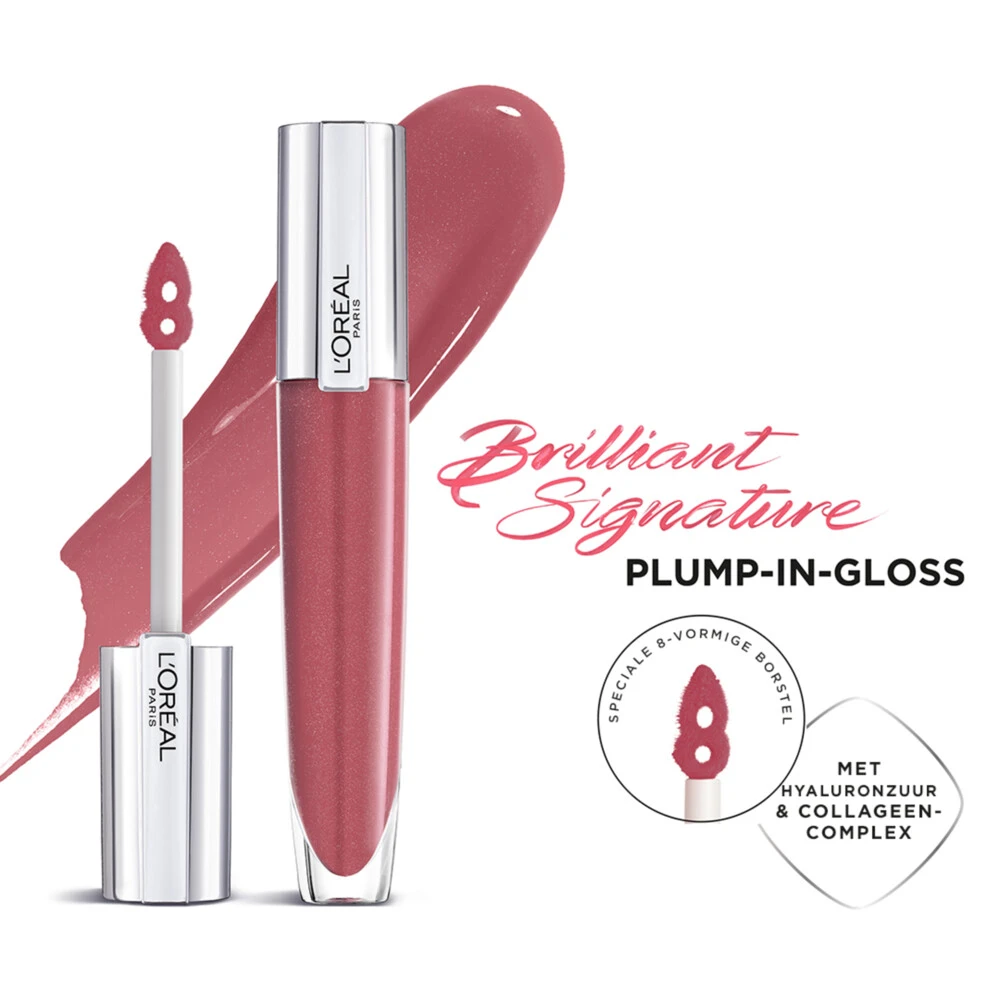 Lu0027Oréal Brilliant Signature Plump- in Gloss 404 Assert L'Oreal Lu0027Oréal Brilliant Signature Plump- In Gloss 404 Assert -Cosmetica Winkel 1029639 3