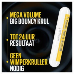 Maybelline Colossal Curl Bounce Mascara Very Black 4 Maybelline Colossal Curl Bounce Mascara Very Black -Cosmetica Winkel 1035719 3