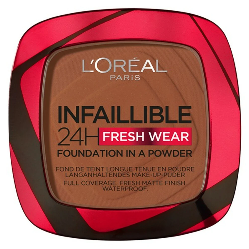 Lu0027Oréal Infaillible 24H Foundation In A Powder 375 Deep Amber L'Oreal Lu0027Oréal Infaillible 24H Foundation In A Powder 375 Deep Amber -Cosmetica Winkel 1037260