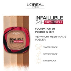 L'Oreal Lu0027Oréal Infaillible 24H Foundation In A Powder 390 Ebene -Cosmetica Winkel 1037262 3