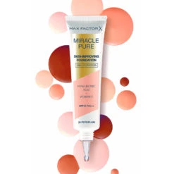 Max Factor Miracle Pure Foundation 045 Warm Almond 5 Max Factor Miracle Pure Foundation 045 Warm Almond -Cosmetica Winkel 1041200 4