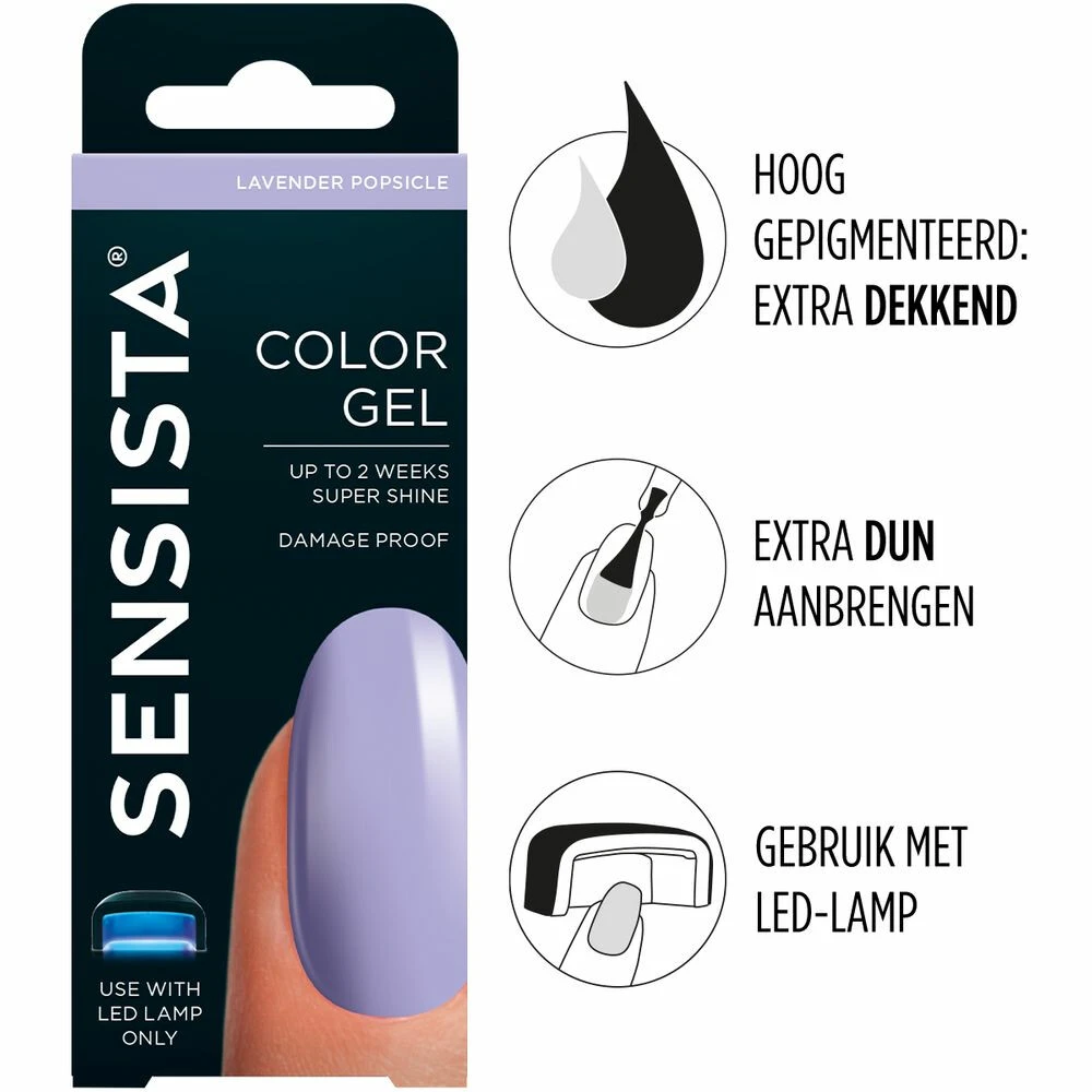 Sensista Sensista Color Gel Lavender Popsicle Sensista Sensista Color Gel Lavender Popsicle -Cosmetica Winkel 1041661 2