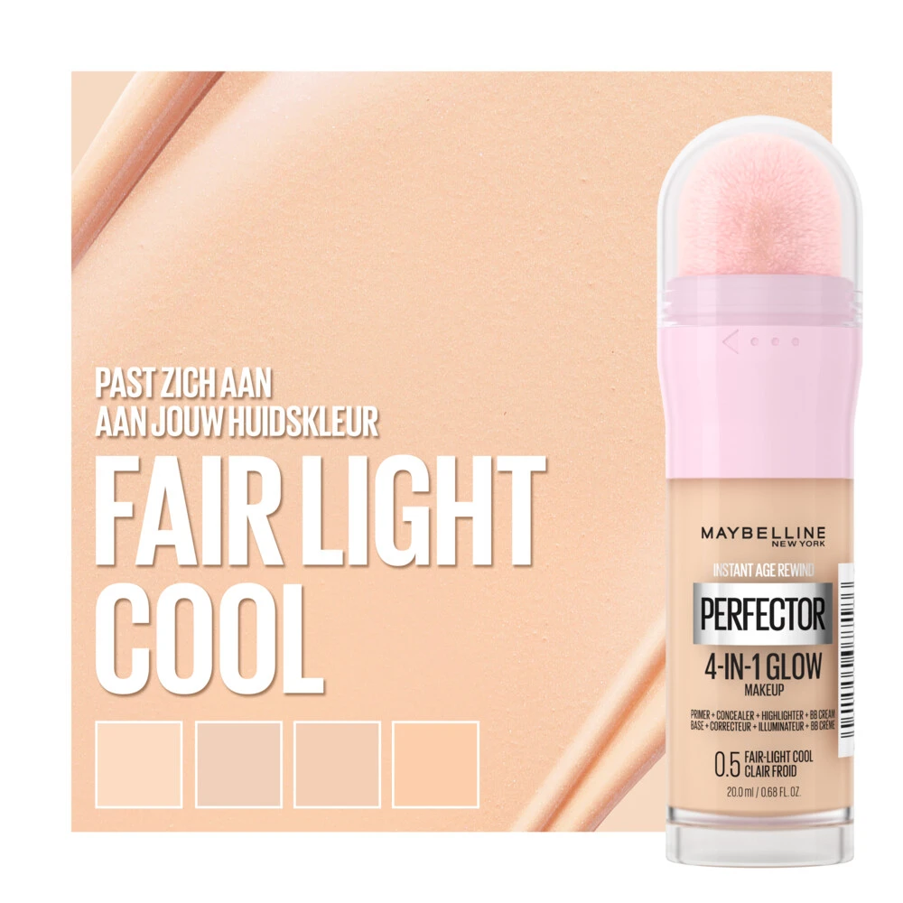 Maybelline Instant Anti-Age Perfector 4-in-1 Glow Fair Light Cool - Primer, Concealer, Highlighter en BB-Cream in één Maybelline Instant Anti-Age Perfector 4-in-1 Glow Fair Light Cool - Primer, Concealer, Highlighter En BB-Cream In één -Cosmetica Winkel 1050978 3