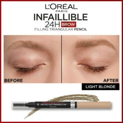 L'Oreal Lu0027Oréal 24H Brow Filling Triangular Pencil 8.0 Light Cool Blond -Cosmetica Winkel 1071946 4