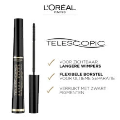 L'Oreal Lu0027Oréal Telescopic Carbon Black Mascara 4 L'Oreal Lu0027Oréal Telescopic Carbon Black Mascara -Cosmetica Winkel 969157 3